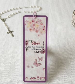 Handmade bookmarks for First Communion and Confirmation.
