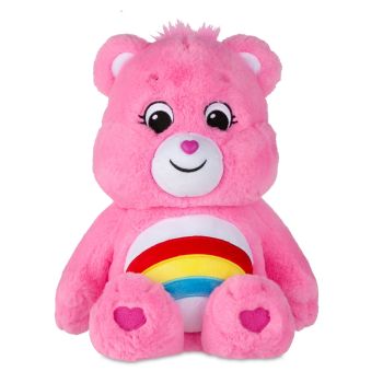 Care Bear "Cheer Bear" 14 Inches Plush

review



Official Care Bears Cheer Bear
35 cm (14 inches) medium plush
Rainbow belly badge for hope and happiness
Soft pink fur with embroidered eyes
Presented in a window gift box
Suitable for ages 4 and over



&nbsp;