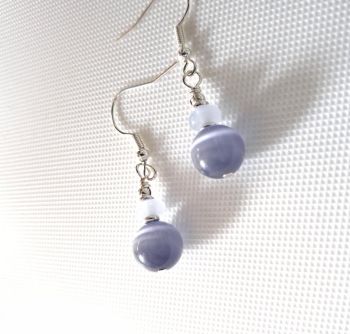 Add some extra style to your jewellery collection with these gorgeous handmade cats eye earrings.&nbsp; Treat yourself, or someone special!&nbsp; &nbsp;&nbsp;