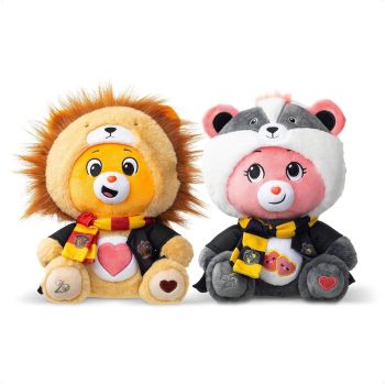 

Official Care Bears x Harry Potter 2 pack
Gryffindor Tenderheart Bear in a lion hoodie
Hufflepuff Love-A-Lot Bear in a badger hoodie
House robes and scarves with embroidered crests
25 Years of Magic logo on each paw
Window gift box, ages 4 and over

