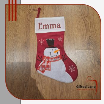 Personalised Christmas Characters Stocking is a personalised gift for a child for a special day. These Stockings come with a Christmas Character on the main part of the stocking and can be personalised with any Name on top of the stocking. They are available in red or grey colour stocking. Another special personalised gift from Gifted Lane and would make an ideal present for someone special this Christmas.
