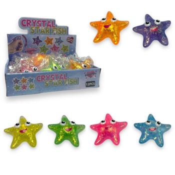 Squeeze away stress and bring a splash of ocean fun to your day with the Squeezy Maltose Crystal Starfish!