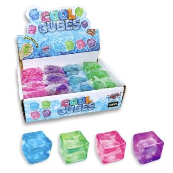 Squeeze away stress and bring some sensory fun to your day with the Squeezy Maltose Cool Cubes!
The perfect sensory fidget toy.
- Filled with ultra-durable maltose gel for a firm, satsifiying squish and stretch.
- In an easy to grip cube shape.
- Comes in one of four colours, selected at random.