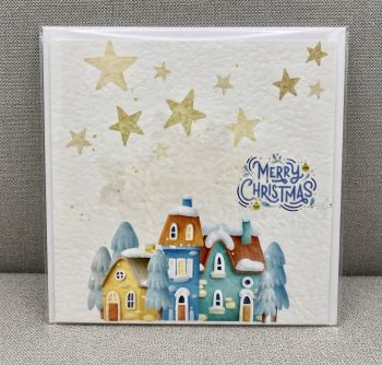 Hammered textured card.