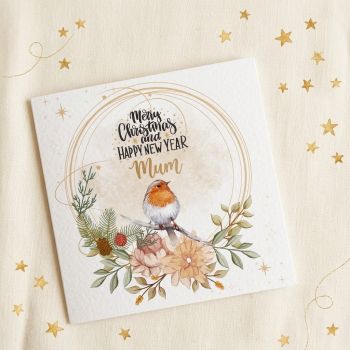 Hammered textured card.