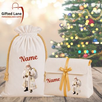 Check out our new Personalised Velvet Christmas Packages now available from Gifted Lane. These Personalised Christmas Packages are put together from our Christmas Velvet Bag range and are available in 3 different colours and are perfect for creating an unforgettable Christmas present from you or Santa Claus. A magical gift from Gifted Lane which would make an ideal present for a child this Christmas. Check out our store today and see our full range of personalised gifts from Gifted Lane. Remember a personalised gift from Gifted Lane is always a special gift