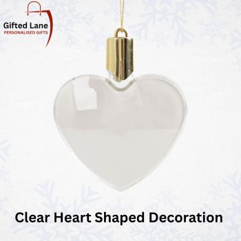 Looking for a Personalised Christmas Tree Decoration this Christmas. Check out our personalised Clear Christmas Tree Decoration from Gifted Lane. Which can be personalised on both sides with any picture and a small amount of text and would make an ideal present for someone special this Christmas. Another special personalised gift from Gifted Lane.