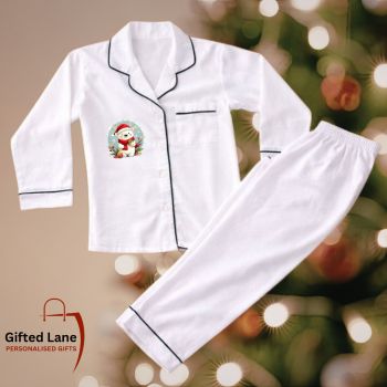 Looking for a unique Personalised Christmas Gift this Christmas. Check out our new Personalised Black Pipping Cotton Collar Adult Pyjamas now available from Gifted Lane. Which can be personalised with a selection of Christmas images to choose from and text. They would make an unique present for someone special this Christmas. Another special personalised gift from Gifted Lane.