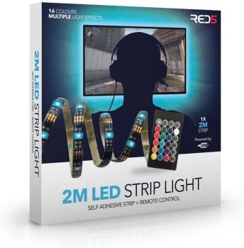 

They&rsquo;re LED lights&hellip; on a self-adhesive strip!
LEDs are multi-coloured and multi-functional
Choose from 16 colours and set to flash, fade, pulse, or stay static
Powered by USB (cables included)
Perfect for adding a bit of flash to a dreary room
Includes a 2 metres strip


&nbsp;