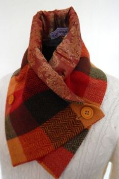 Handmade in Ireland. Handwoven Donegal tweed. Ideal gift.