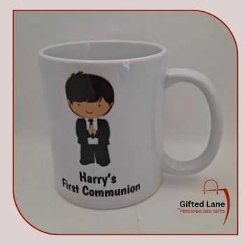 Personalised First Holy Communion Mug is a personalised gift and a keepsake of a special day. They can be personalised with any picture or text and with a date or name on them. Another special personalised gift from Gifted Lane.&nbsp;