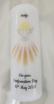 Personalised confirmation candle