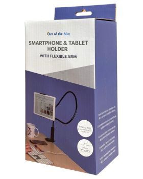 

110cm (39.4") flexible long arm with clamp mount
Fits 4.7" to 11" phones, iPads, tablets and Nintendo Switch
Magnesium aluminium alloy, holds any angle in place
Clamp opens up to 2.75" for bed frames, desks and nightstands
Curved rubber grip stops the device slipping out
Hands-free viewing for reading, video calls and gaming

