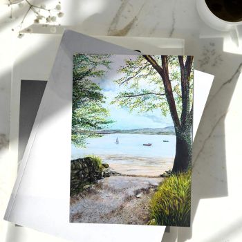 Fine art Irish landscape greeting card, 17x12cm with white envelope.
Search for my store&nbsp;Sarah Elliott Fine Art&nbsp;to view all my products.