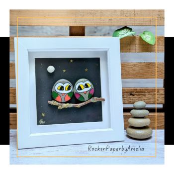 A lovely frame for Nana&nbsp; and Grandad. Suitable for their anniversary, birthday or simply to let them know how much they are birthday loved and appreciated. Handmade in Ireland with pebbles and branches from Co. Cork, this picture is ready to ship!!&nbsp;
Please note personalisation is not available at this time. Last posting day Monday 18th December&nbsp;