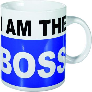 The “I Am the Boss” Coffee Mug available at Gadget Man is a remarkable ceramic creation that combines functionality with humor. With its sleek design and sturdy construction, this mug provides a comfortable and enjoyable drinking experience. Its generous capacity allows for ample servings of your favorite beverage, while the carefully sculpted handle ensures a secure grip. The bold phrase “I Am the Boss” displayed on both sides in vibrant colors adds a touch of style and serves as a conversation starter.