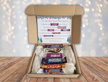 Introducing our SNA Christmas Chocolate Poem Gift Box! Packed with six delicious full-sized chocolate bars, it&rsquo;s the perfect way to spread holiday cheer.