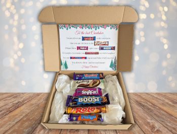 Introducing our Caretaker Christmas Chocolate Poem Gift Box! Packed with six delicious full-sized chocolate bars, it&rsquo;s the perfect way to spread holiday cheer.