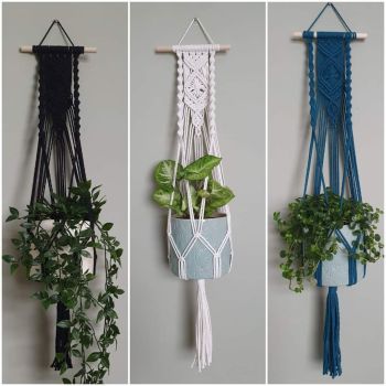 Handmade Boho Planter for Plant Lovers, Home Decor and Gifting