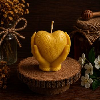 Indulge in romance with our Hand Grip Love Candle. Measuring 80mm by 75mm and weighing 130g, it burns for a remarkable 25 hours. Crafted for love and designed with a unique grip, this candle sets the perfect ambiance for special moments. Let the flames of affection come alive with our Heart in Hands Love Candle.