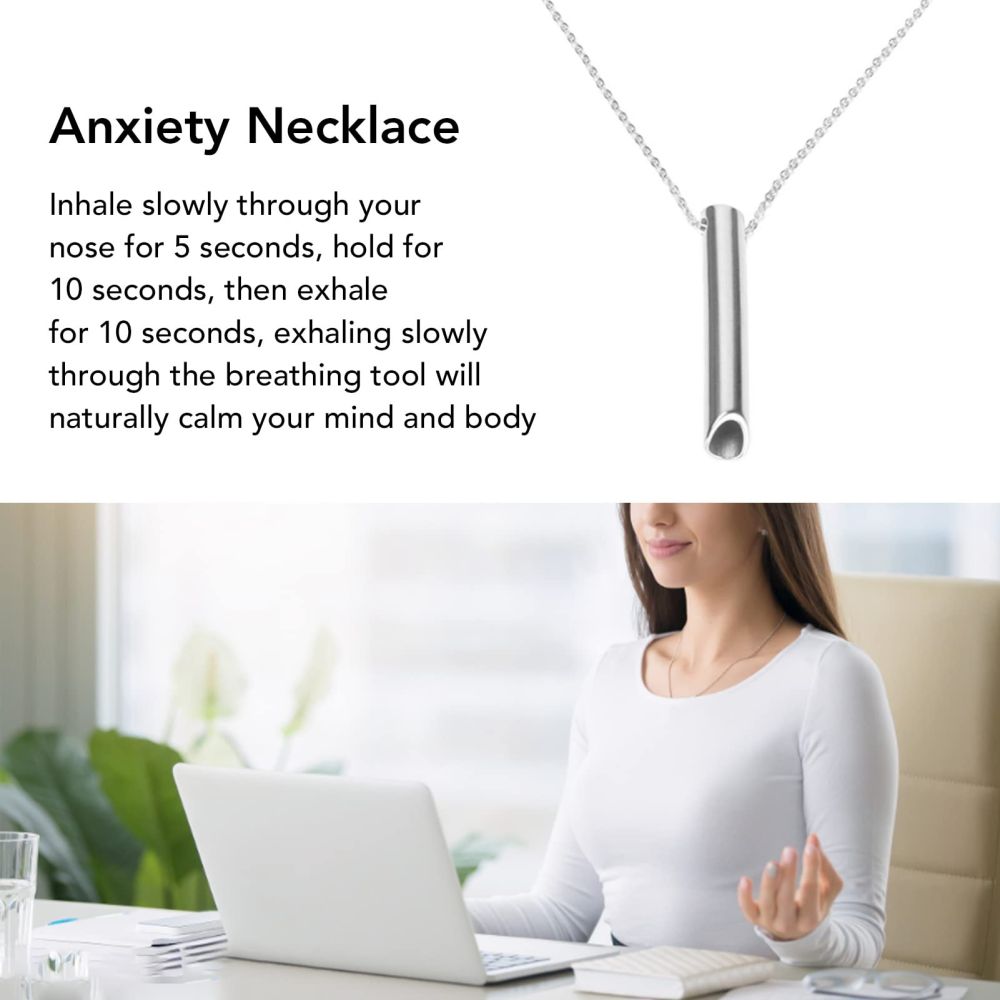 Mindful Breathing Stainless Steel Reduces Stress Anxiety Whistle Necklace  for Women and Men gold | Shop In Ireland personalised Memorial gifts  Ireland 100% helping you Quit Vaping