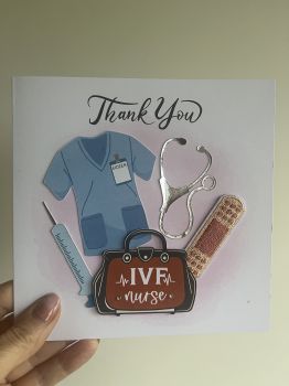 ✨ Handmade Personalised Card for Medics ✨Celebrate the amazing doctors, nurses, and healthcare heroes in your life with a&nbsp;beautiful handmade Trinket Card, crafted with care and attention to every detail.
Perfect for&nbsp;big birthdays, retirements, Christmas, graduations, new jobs, congratulations, or heartfelt thank-you moments&nbsp;&mdash; every occasion made special.
Each card is&nbsp;personalised&nbsp;with:💙 A&nbsp;name tag&nbsp;on the uniform🩺 A&nbsp;personalised medical bag&nbsp;with their title🧵 A&nbsp;realistic embroidered plaster&nbsp;detail
Inside, the card reads:&ldquo;Not all superheroes wear capes.&rdquo;&nbsp;🦸&zwj;♀️
You won&rsquo;t find these in the shops &mdash; they&rsquo;re&nbsp;unique, personal, and made to be treasured.Make someone&rsquo;s day with a keepsake they&rsquo;ll want to&nbsp;frame and cherish forever.
