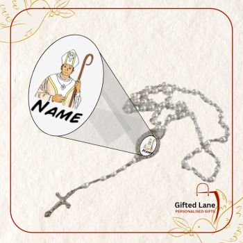 Personalised Confirmation Rosary Beads is a personalised gift accessory and a keepsake of a special day. They can be personalised with a picture and with a date or name on them. Another special personalised gift from Gifted Lane&nbsp;