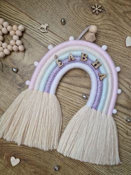 Sustainable and Personalized Macrame Rainbow