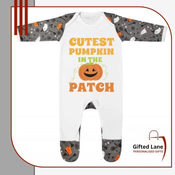 Personalised Halloween Pre-printed Baby Vest are a fun and unique clothing for a baby Halloween dress up or even a Baby First Halloween. They are available in sizes from 0-3 months right up to 12 months. Please check our size guideline chart before ordering baby vests. They can come with the design as advertised adding your own pictures and details or can be personalised with your own design, picture or text on them. Another special personalised gift from Gifted Lane. Check out our store today, like, comment and review on our full range of personalised gifts from Gifted Lane.