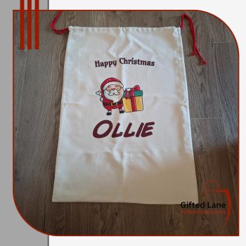 Personalised Santa Sacks is a way to personalise and present a gift to a child from yourself or from Santa Claus this Christmas or just to decorate any home for a special time of the year. These Santa Sacks come in white or cream colour and can be personalised with any picture or text on them. Another special personalised gift from Gifted Lane and would make an ideal present for someone special this Christmas.
