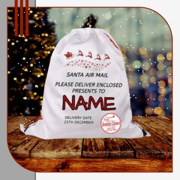 Personalised Santa Sacks is a way to personalise and present a gift to a child from yourself or from Santa Claus this Christmas or just to decorate any home for a special time of the year. These Santa Sacks are sequin style and are available in red or black in colour and can be personalised with any picture or text on them. Another special personalised gift from Gifted Lane and would make an ideal present for someone special this Christmas.