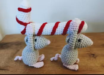 Christmas Mices with candy cane! ???????