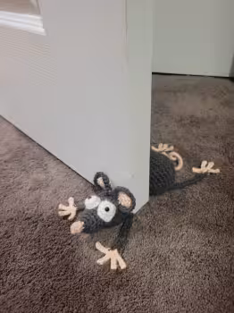 Mouse door stopper 🐀🐀🐀🐀🚪